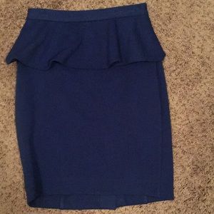 Blue Club Monaco Pencil Skirt